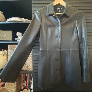 Women's 00s Black Leather Jacket